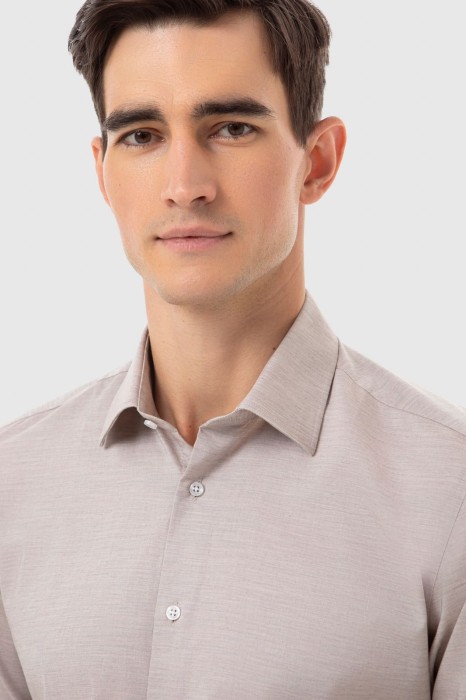 сорочка из хлопка от бренда kanzler вид слева