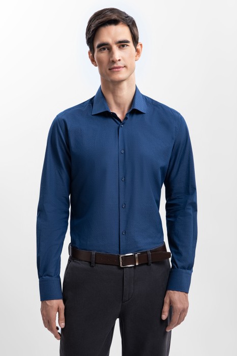 сорочка из итальянской хлопковой ткани carlo bassetti по цене 5990 руб вид справа