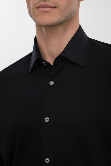 сорочка из трикотажной ткани от бренда kanzler вид слева