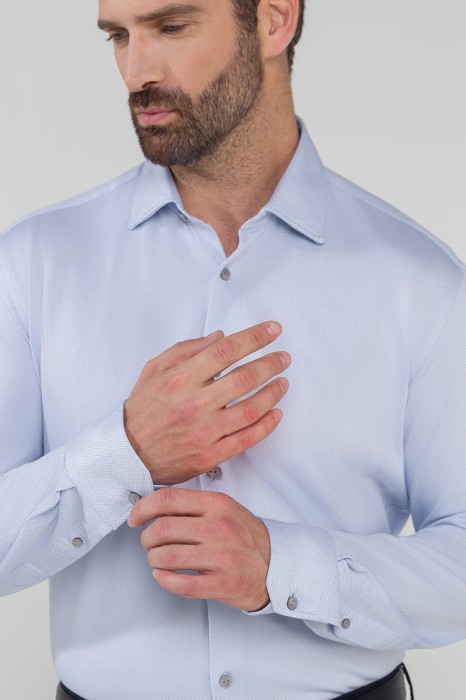 сорочка limited edition из трикотажной ткани от бренда kanzler вид слева