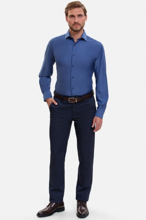 сорочка полуприталенная по цене 6990 руб вид справа