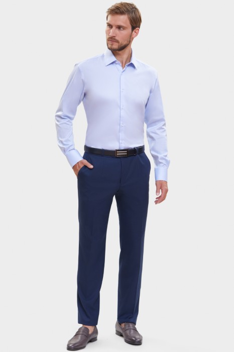 сорочка приталенная из хлопка по цене 5990 руб вид справа