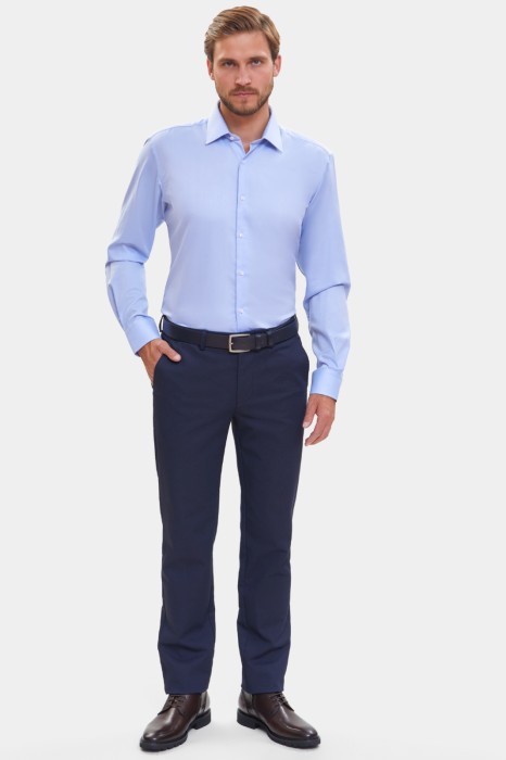 сорочка приталенная из хлопка по цене 6990 руб вид справа