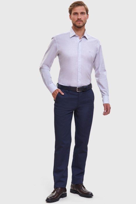 сорочка приталенная из хлопка по цене 6990 руб вид справа