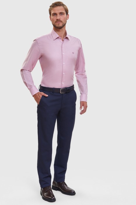 сорочка приталенная из хлопка по цене 6990 руб вид справа