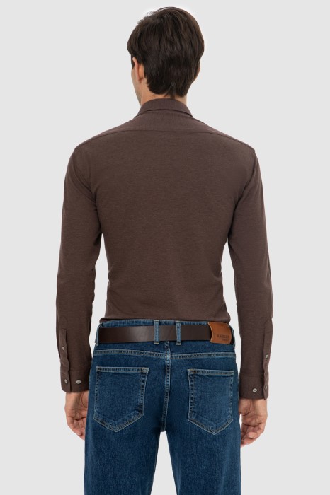 сорочка приталенная limited edition из хлопка, устойчивого к сминанию по цене 6990 руб вид справа