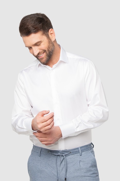 сорочка прямая из хлопка, легкая в уходе фотография