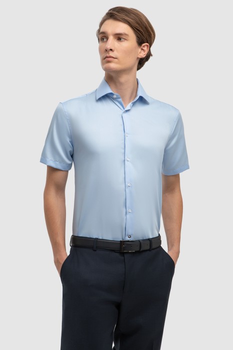 сорочка с коротким рукавом из хлопка фотография