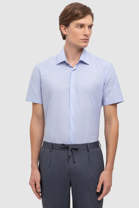 сорочка с коротким рукавом из хлопка фотография