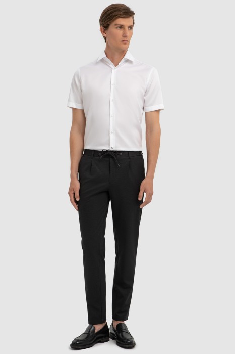 сорочка с коротким рукавом из хлопка из россии вид сбоку