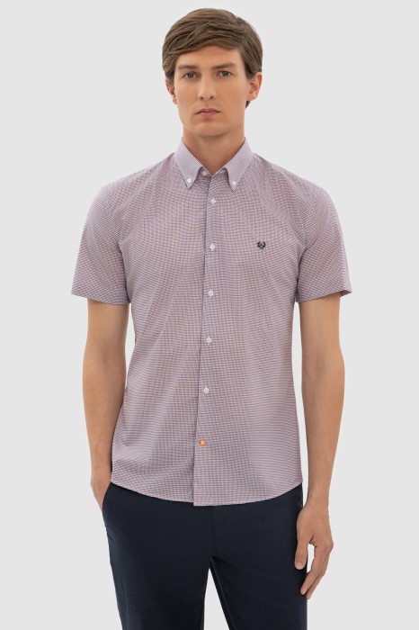 сорочка с коротким рукавом из хлопка фотография