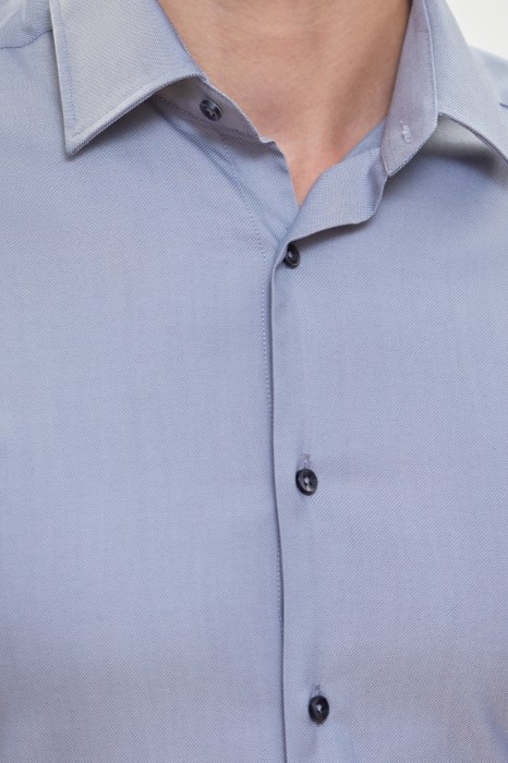 сорочка свободного прилегания от бренда kanzler вид слева