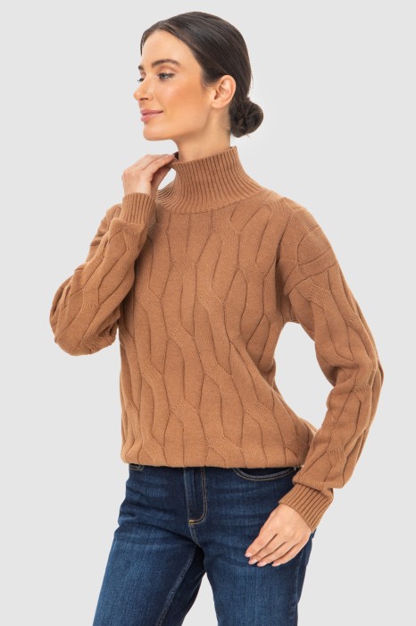 свитер из хлопка и кашемира из россии вид сбоку