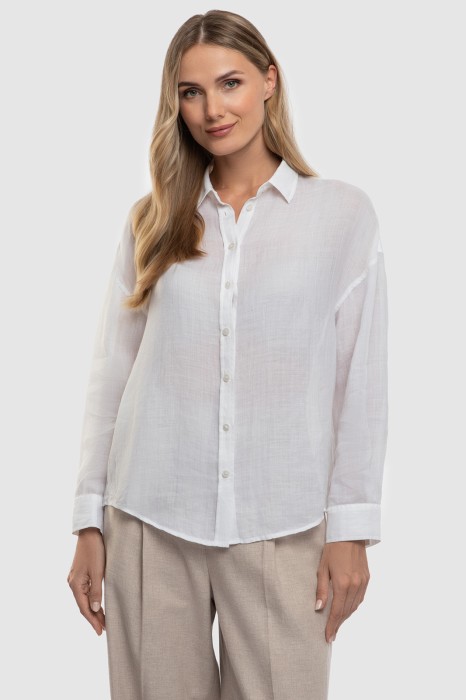 свободная рубашка из рами фотография