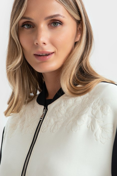 толстовка-бомбер от бренда kanzler вид слева