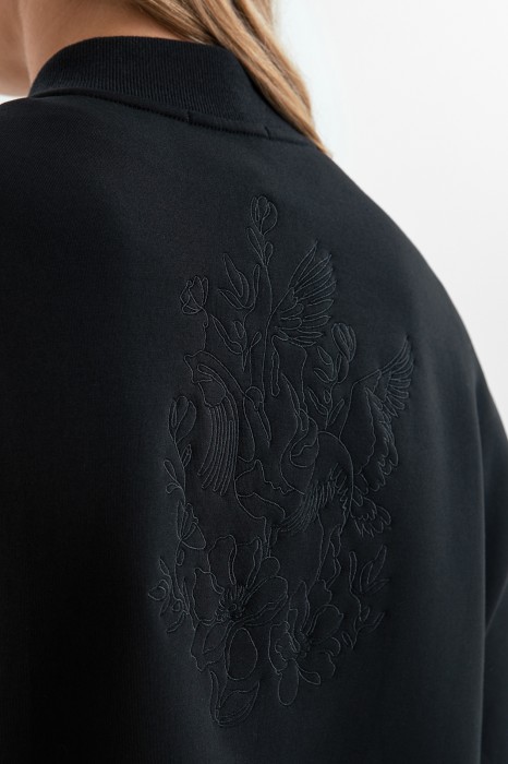 толстовка-бомбер по цене 9990 руб вид справа