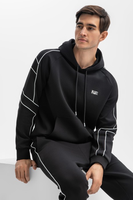 толстовка из хлопка с капюшоном из россии вид сбоку