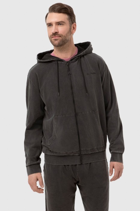 толстовка из хлопка универсального стиля с лицевой стороны