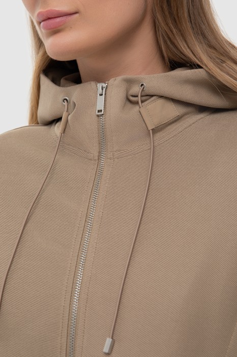 толстовка из хлопка от бренда kanzler вид слева