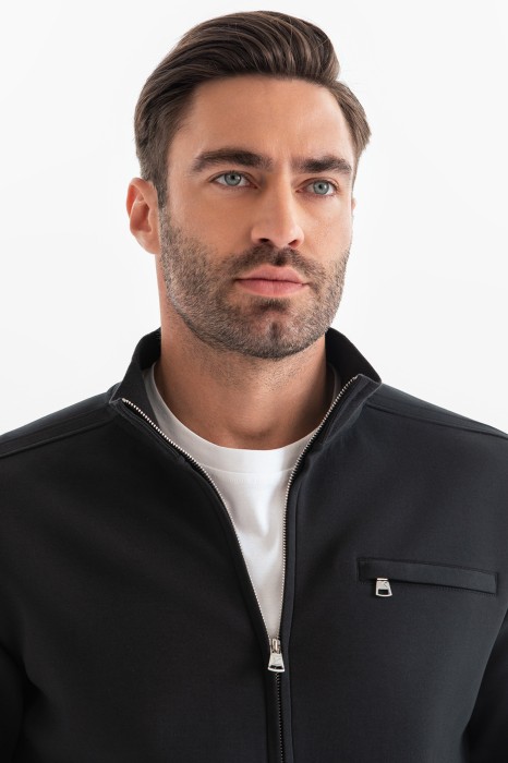 толстовка из хлопка от бренда kanzler вид слева