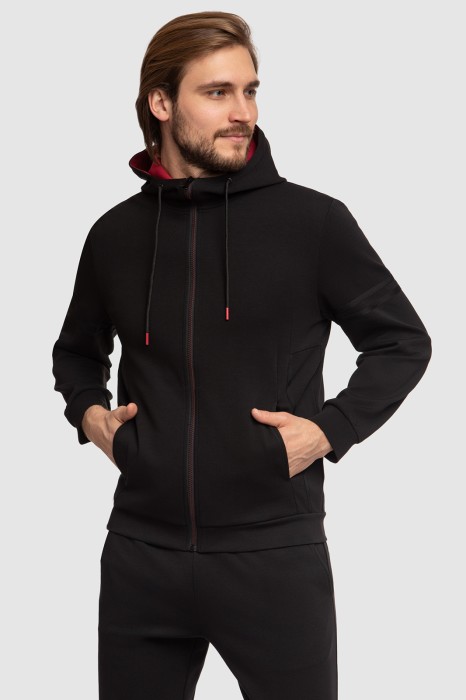 толстовка из хлопка из россии вид сбоку