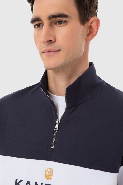 толстовка из хлопка от бренда kanzler вид слева