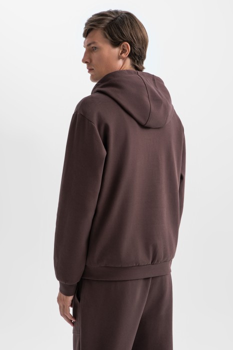 толстовка из хлопка по цене 8990 руб вид справа