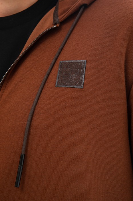 толстовка с капюшоном от бренда kanzler вид слева