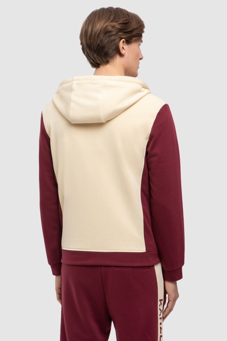 толстовка в стиле колор-блок из россии вид сбоку