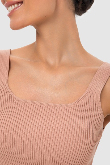 топ из хлопка от бренда kanzler вид слева