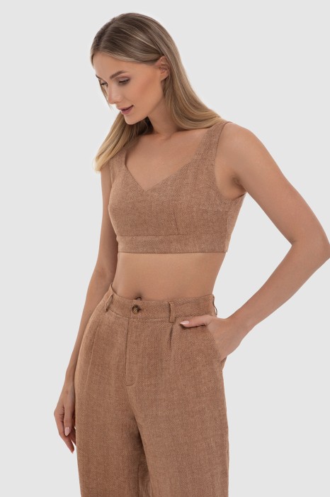 топ изо льна по цене 2995 руб вид справа