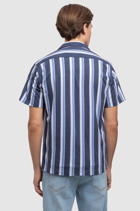 трикотажная сорочка с коротким рукавом из хлопка по цене 4990 руб вид справа