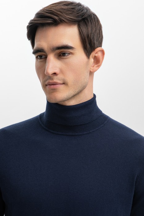 водолазка из хлопка и кашемира от бренда kanzler вид слева