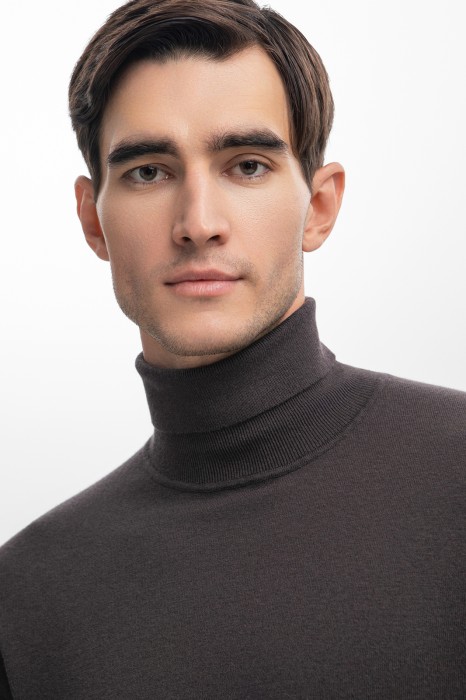 водолазка из хлопка и кашемира от бренда kanzler вид слева