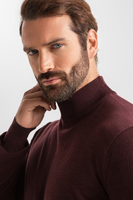 водолазка из шерсти от бренда kanzler вид слева