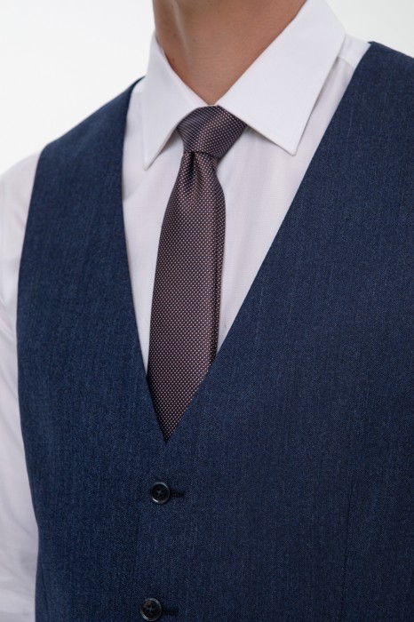 жилет костюмный из шерсти от бренда kanzler вид слева