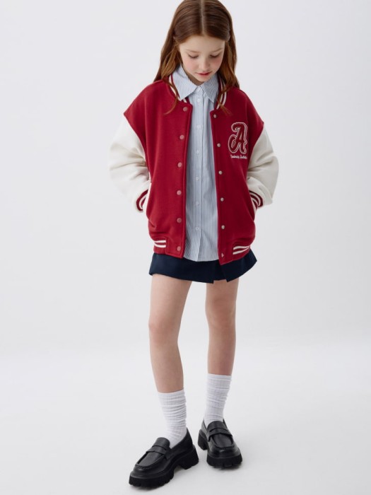 асимметричная юбка-шорты для девочек от бренда sela вид слева