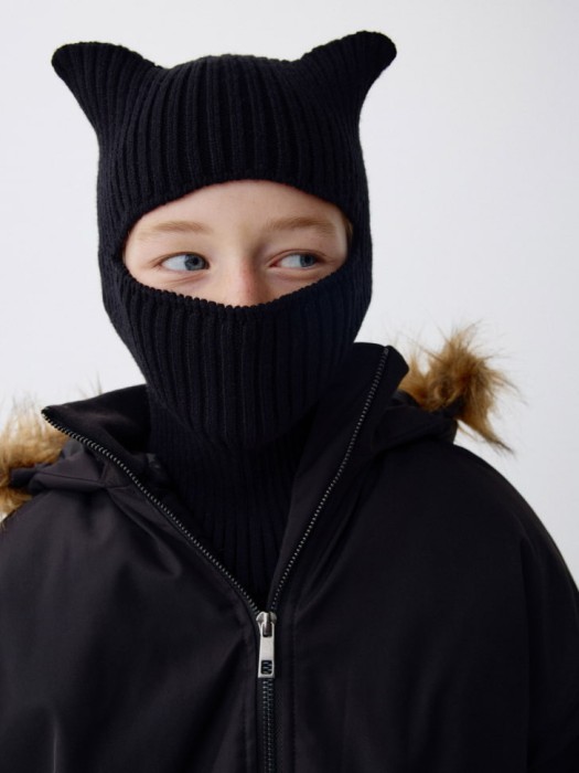 балаклава с ушками для девочек от бренда sela вид слева