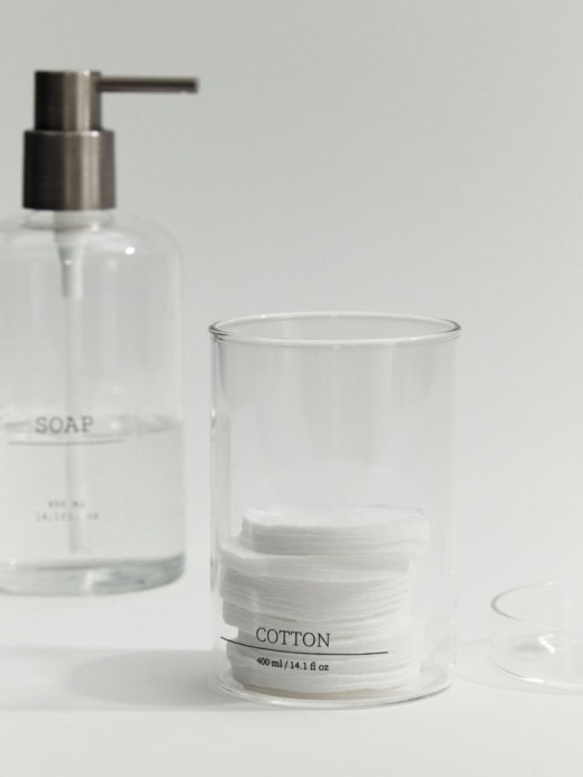 банка для хранения в ванной из стекла 4610517249494 фотография