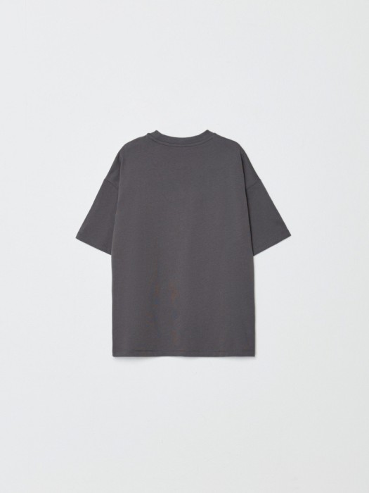 базовая футболка детская от бренда sela вид слева