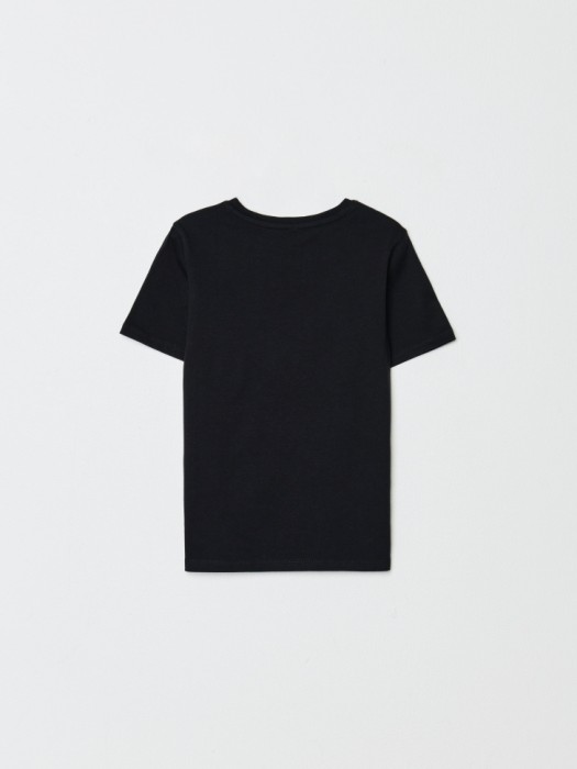 базовая футболка детская от бренда sela вид слева