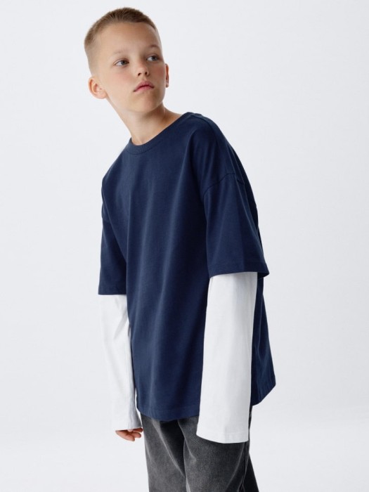 базовая футболка детская по цене 499 руб вид справа