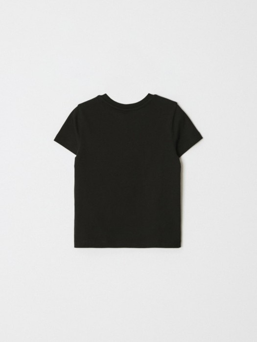 базовая футболка детская от бренда sela вид слева