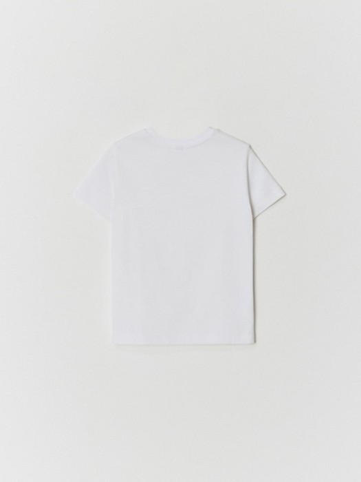 базовая футболка детская от бренда sela вид слева