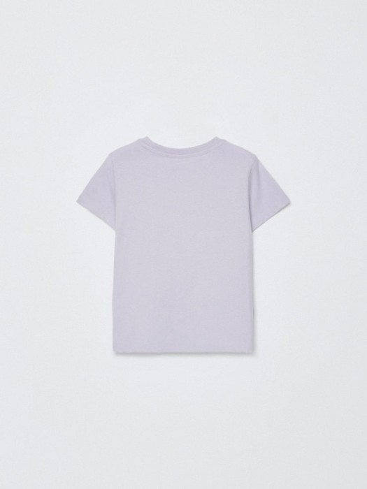 базовая футболка детская от бренда sela вид слева