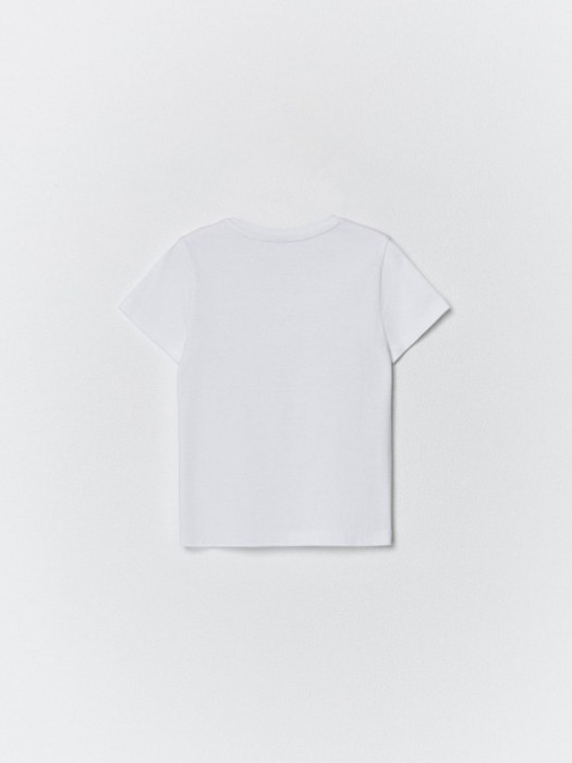 базовая футболка детская от бренда sela вид слева