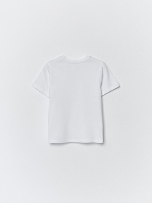 базовая футболка детская от бренда sela вид слева