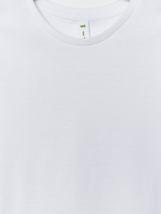 базовая футболка детская из россии вид сбоку