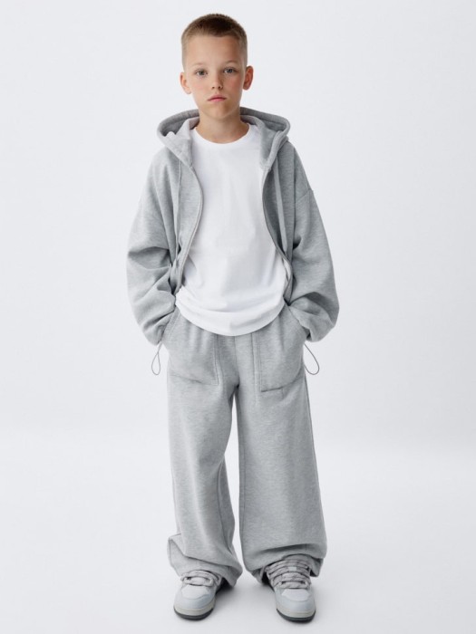 базовая футболка детская из хлопка спереди