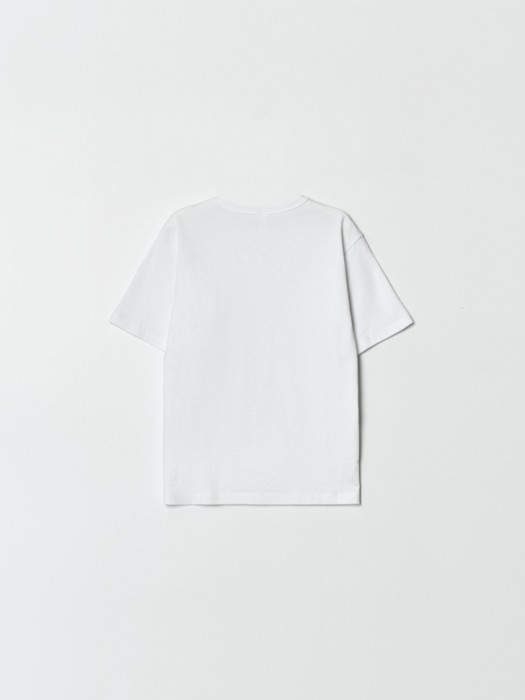 базовая футболка детская из россии вид сбоку